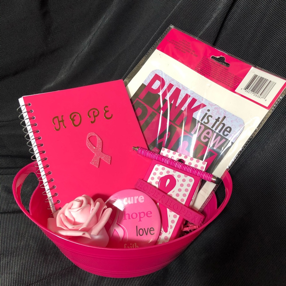 Breast Cancer Awareness Pink Gift Tub